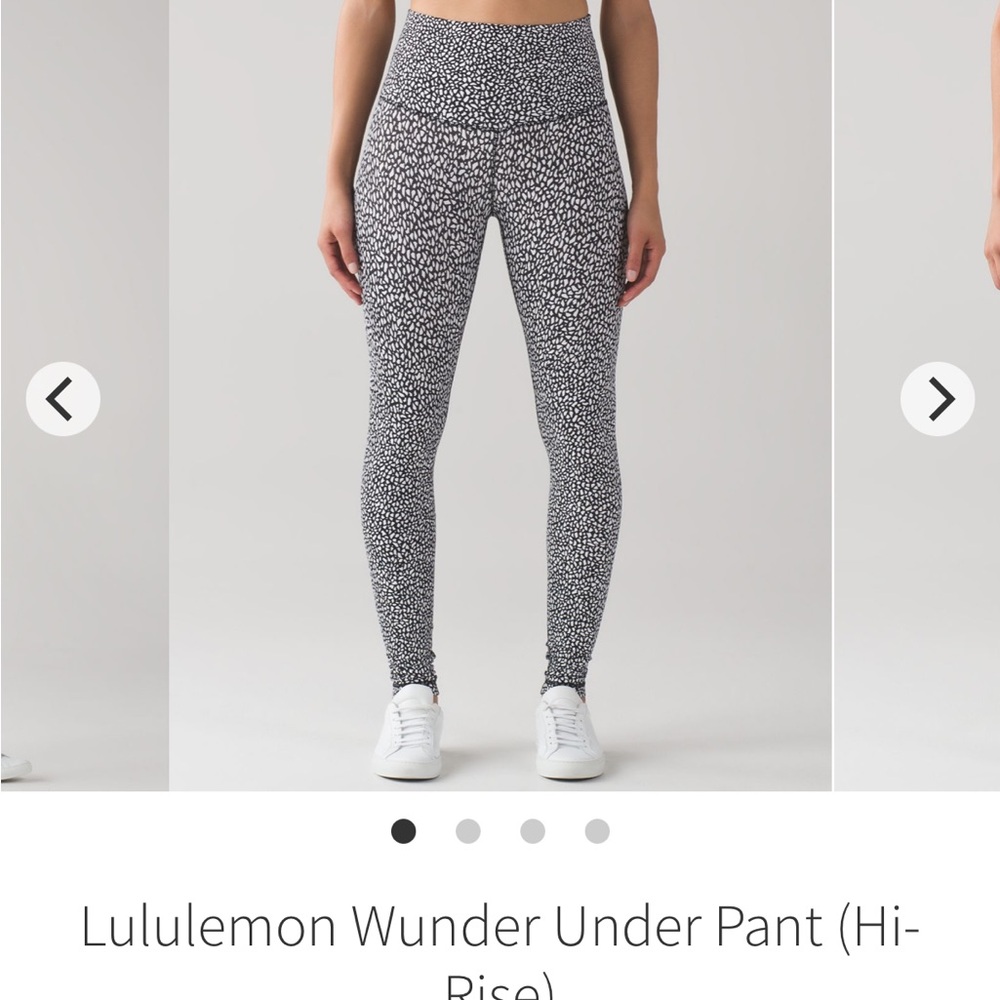 lululemon athletica Miss Mosaic Black crop Leggings